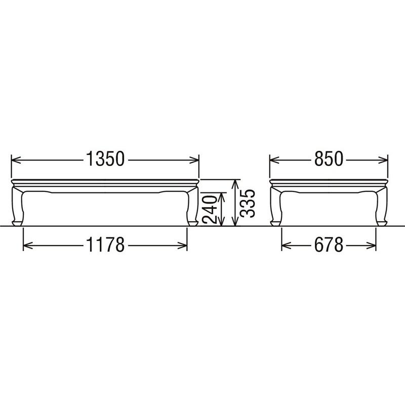 カリモク家具（KARIMOKU FURNITURE） カリモク BE4700KGKH 4.5尺 花梨