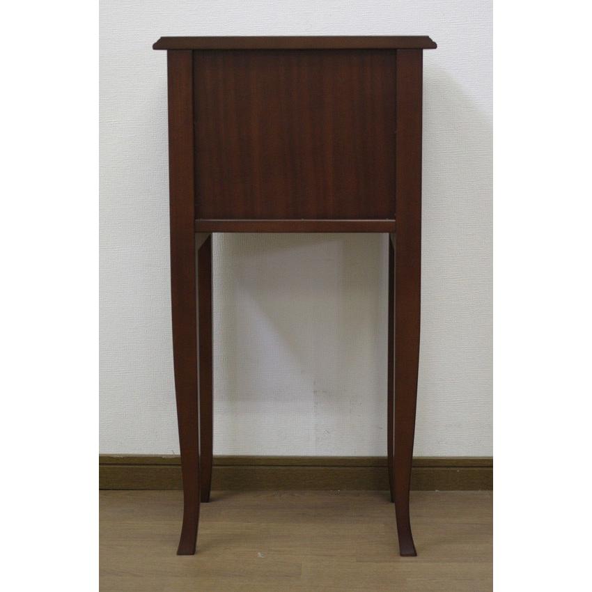 東海家具ベネチア テレフォンスタンドC ダークブラウン サイドテーブル