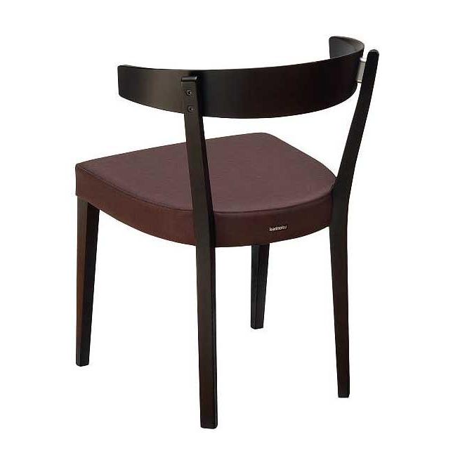 カリモク CA3700 食堂椅子 食卓椅子 ダイニングチェア 合成皮革張り 選べるカラー シンプルモダン 日本製家具 正規取扱店 木製 単品 バラ売り｜e-flat｜02