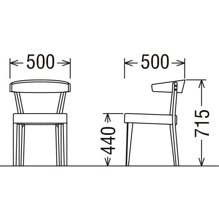カリモク家具（KARIMOKU FURNITURE） カリモク CA3700 食堂椅子 食卓