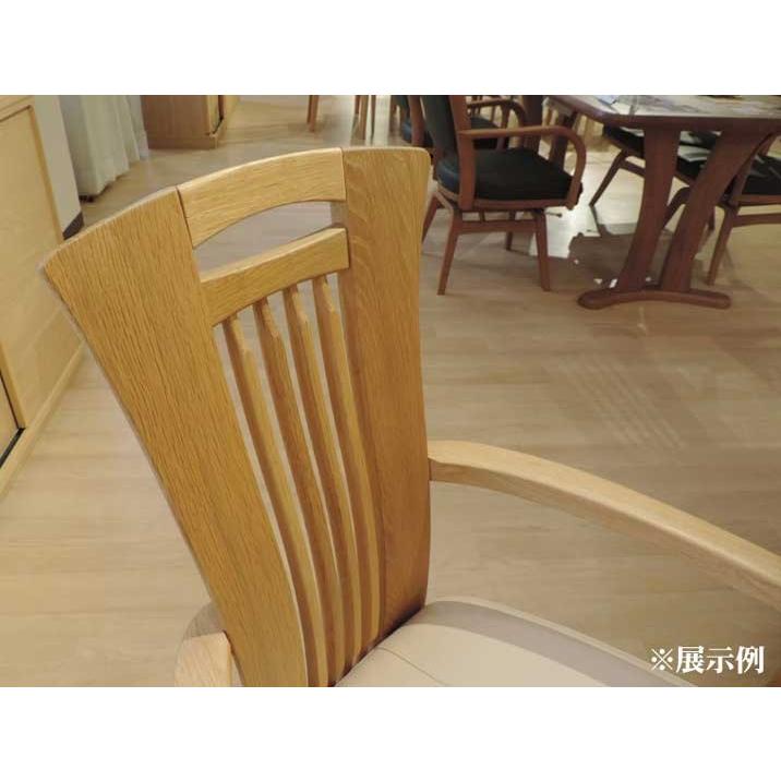 カリモク ダイニングチェア CD34モデル 本革張 肘付 食堂椅子 ② カリモク ダイニングチェア CD34モデル 本革張 肘付 食堂椅子 ②