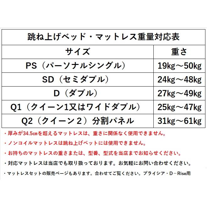 ドリームベッド ディライズ 3055【ダブル】【フレームのみ】【リフト