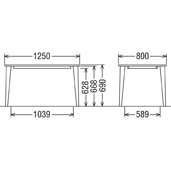 カリモク家具（KARIMOKU FURNITURE） カリモク DA4150 125cm