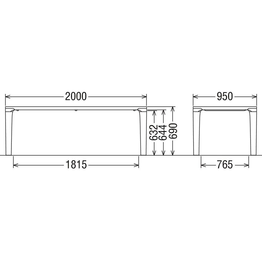 カリモク家具（KARIMOKU FURNITURE） カリモク DD7230 DD7235 200cm 