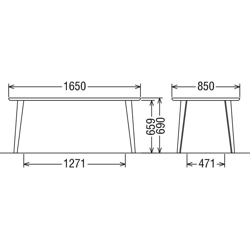 カリモク家具（KARIMOKU FURNITURE） カリモク DF5704 165cm