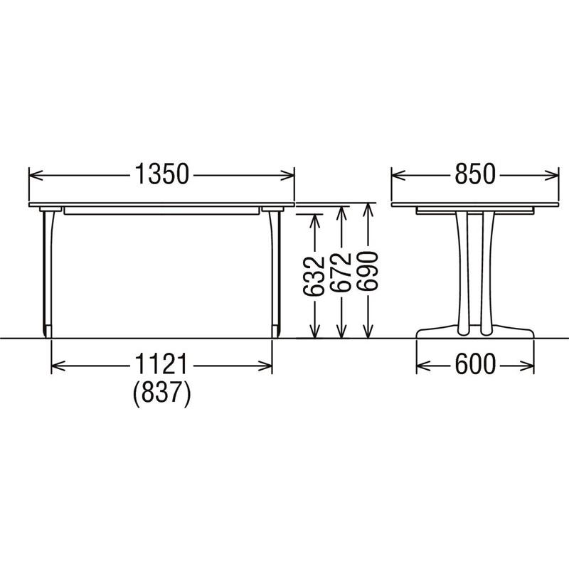 カリモク家具（KARIMOKU FURNITURE） カリモク DU4840 DU4845 135cm
