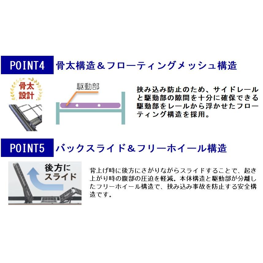 アンネルベッド フィガロCT 3モーター 【キャビネット】 【セミダブル】 電動ベッド 手すり 1口コンセント 介護 設置込み 在宅ケア 自立支援 ベッドセット