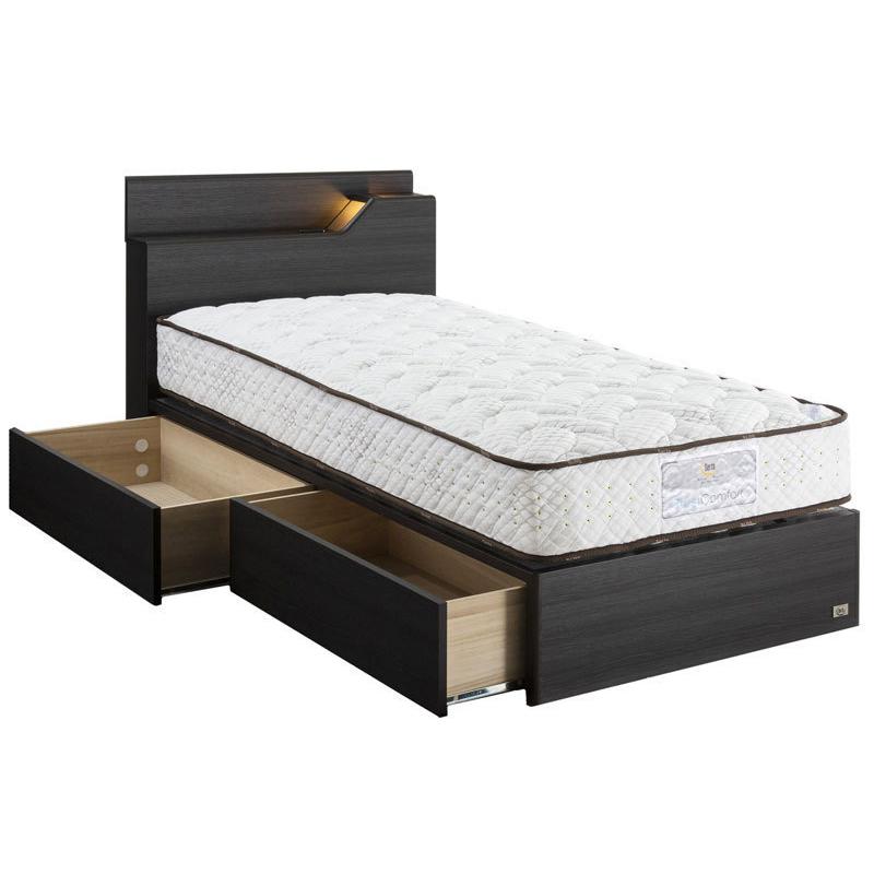 Serta サータ ハリウッド4006 セミダブル 照明・棚付き Serta サータ ハリウッド4006 セミダブル 照明・棚付き