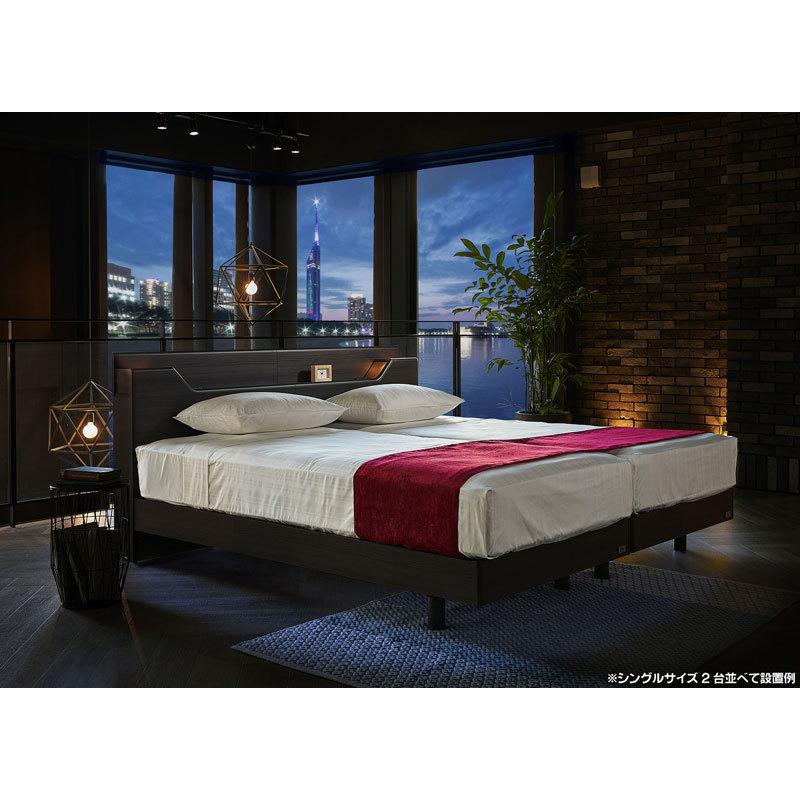 Serta（サータ） ハリウッド4006 セミダブル 照明・棚付き・コンセント