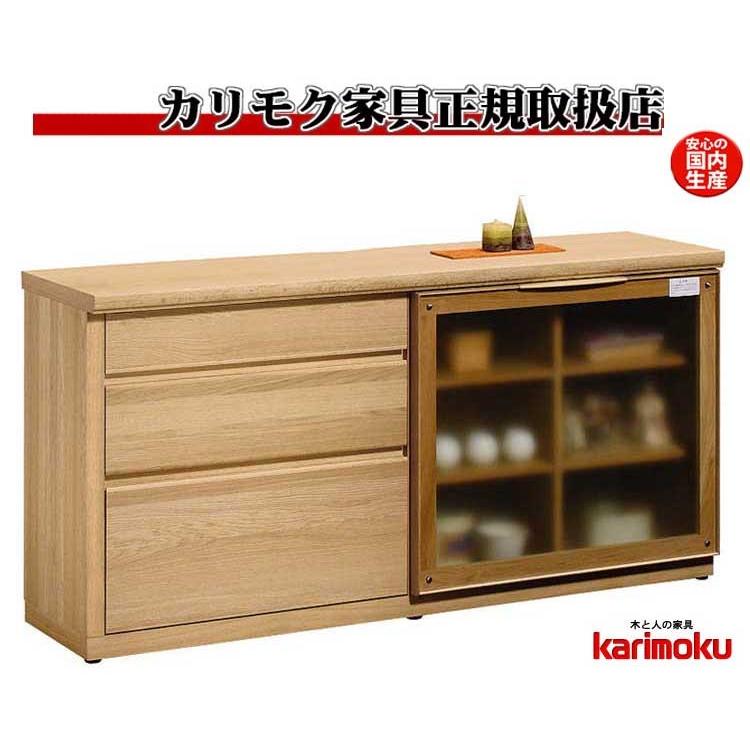 りつ17日12時迄カリモク サイドボード HU5767幅160cm 日本製 りつ17日