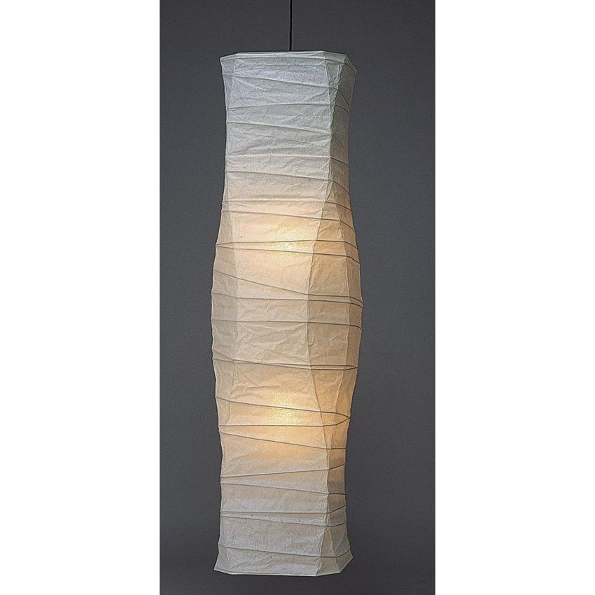 PL-50春雨紙 和紙ペンダントライト 和風照明 和室 天井 白ホワイト店舗 住宅用 日本製 | 