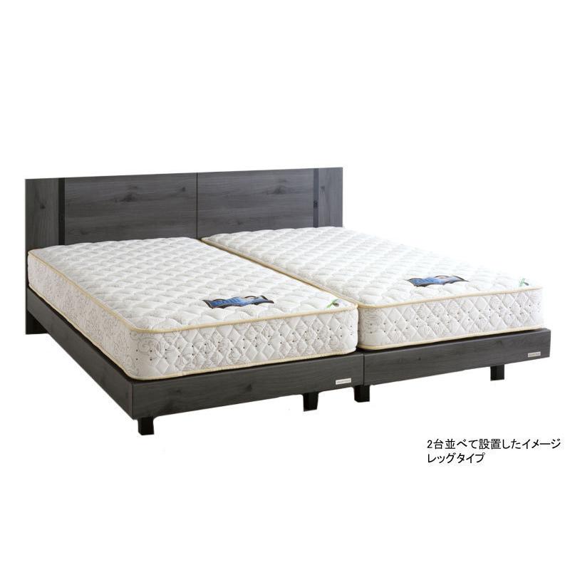 匿名！送料無料！ ドリームベッド プライシア2144 ダブル フラット ドロアータイプ 引き出し付き 収納ベッド 正規販売店 日本製家具(広島製) グレーオーク フレームのみ 【NA1309758480】(46000円)