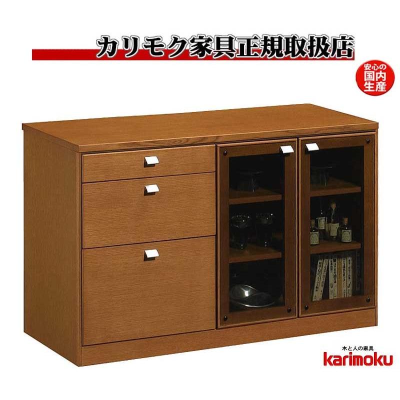 カリモク家具 開き戸 収納家具 中古 ②