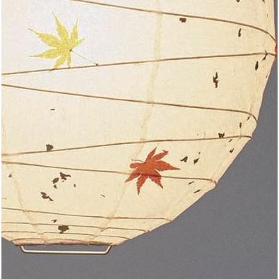 TP-12Mもみじ金粉入り 直径30cm 和紙ペンダントライト 和風照明 和室 天井 白ホワイト店舗 住宅用 日本製 |  | 02