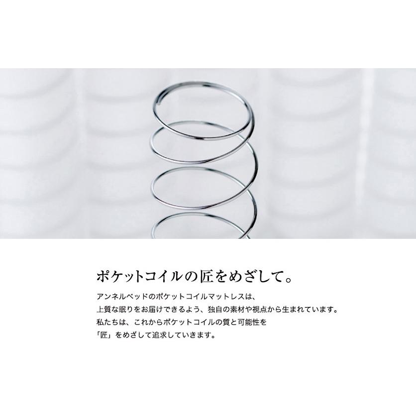 アンネルベッド コンフォート500/600 シングルマットレス ミディアム