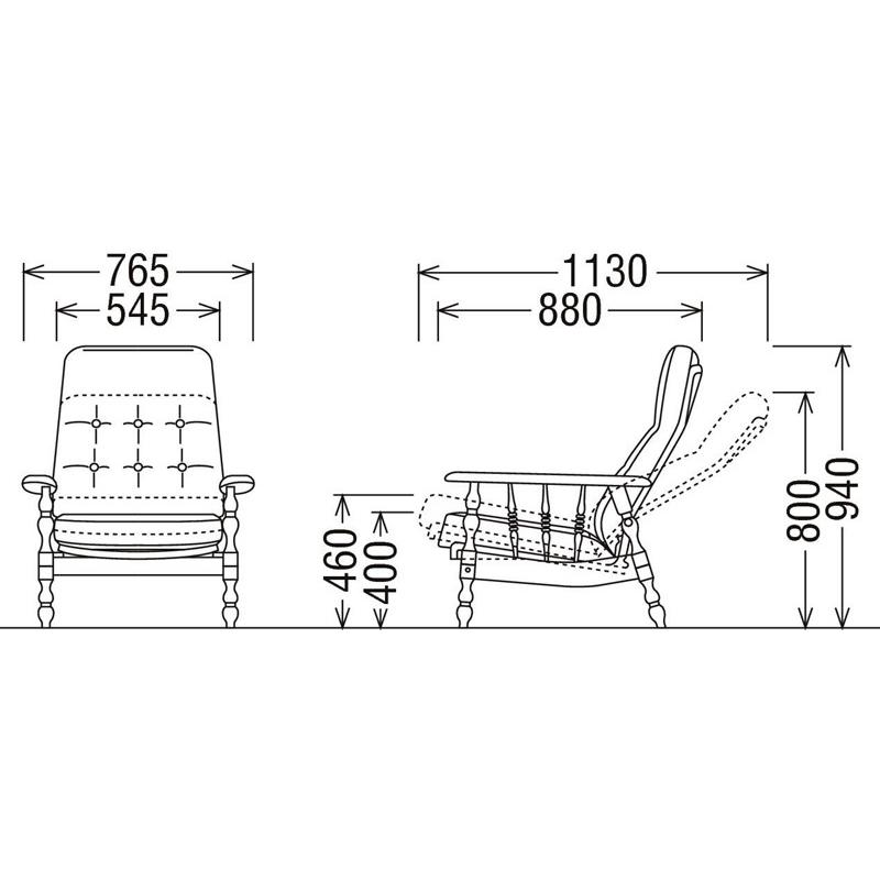 カリモク家具（KARIMOKU FURNITURE） カリモク RC6080FK リクライナー2