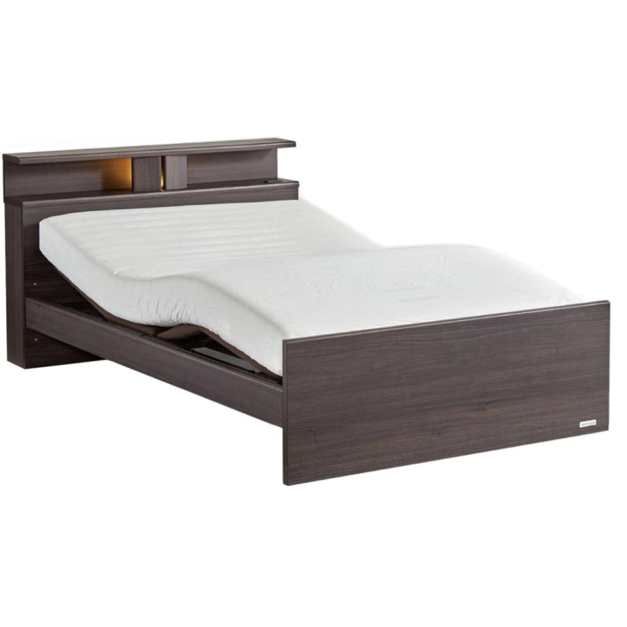 【２点セット】 ドリームベッド リラックスタイムFR0101 シングル 2モーター 背脚独立 電動ベッド リクライニングベッド 棚付き 照明付き 介護 送料無料 在宅ケア 自立支援 【L2476296451】(86970円)