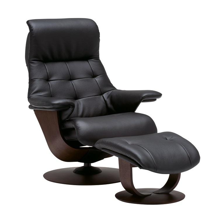 カリモク RU72 ザ・ファースト S+サイズ 1Pソファ 本革肘掛ソファ パーソナルチェア THE FIRST オーナーチェア オットマン リクライニングセット 日本製家具 | The First（カリモク家具） | 01