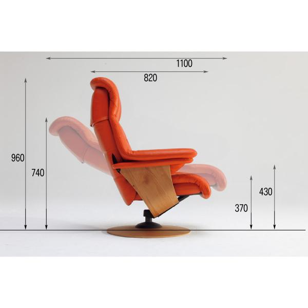 カリモク RU72 ザ・ファースト S+サイズ 1Pソファ 本革肘掛ソファ パーソナルチェア THE FIRST オーナーチェア オットマン リクライニングセット 日本製家具 | The First（カリモク家具） | 08