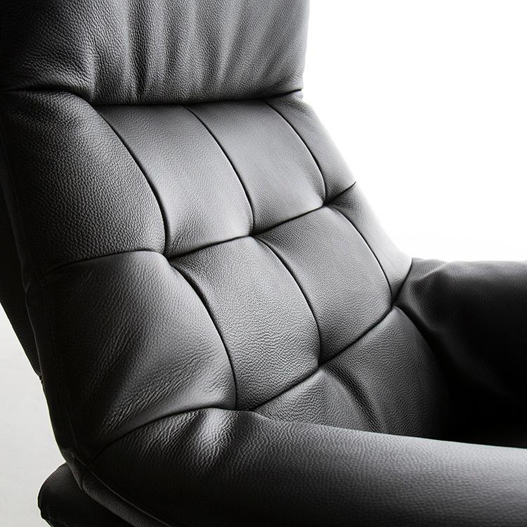 カリモク RU72 ザ・ファースト S+サイズ 1Pソファ 本革肘掛ソファ パーソナルチェア THE FIRST オーナーチェア オットマン リクライニングセット 日本製家具 | The First（カリモク家具） | 05