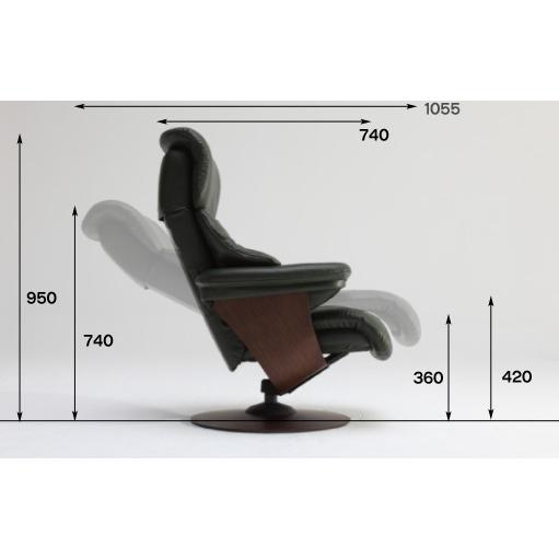 カリモク RU73 ザ・ファースト Sサイズ 1Pソファ 本革肘掛ソファ パーソナルチェア THE FIRST オーナーチェア オットマン リクライニングセット 日本製家具 | The First（カリモク家具） | 08