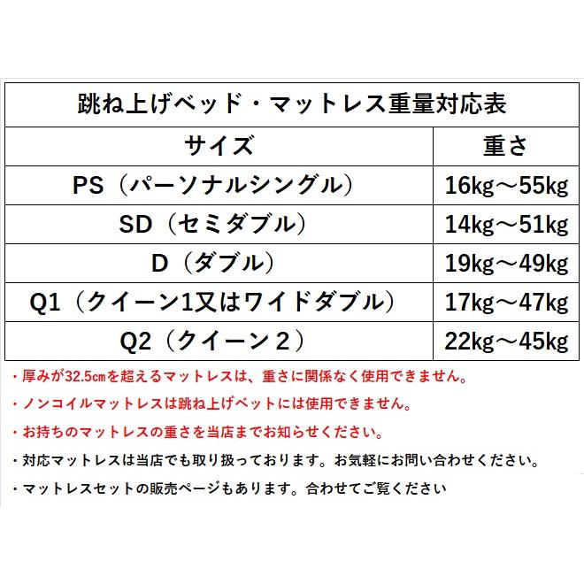 ドリームベッド センシスト921 クイーン1・ワイドダブル フラット リフトアップタイプ・大型収納 ガスハッチ式 日本製 フレームのみ_4
