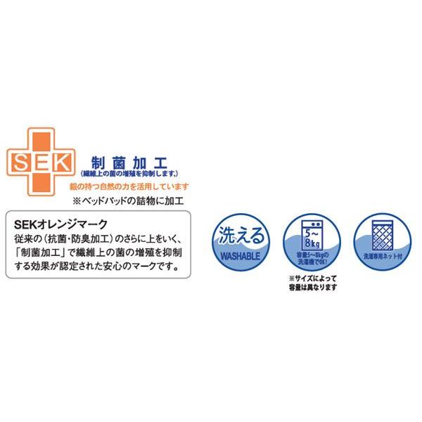 ドリームベッド PD-1000 洗える制菌三点パック キング1 ウォッシャブルベッドパット・シーツメーキングセット_1