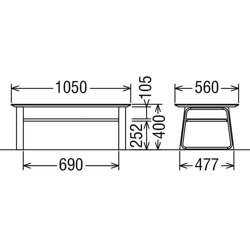 カリモク家具（KARIMOKU FURNITURE） カリモク TA3730 105サイズ