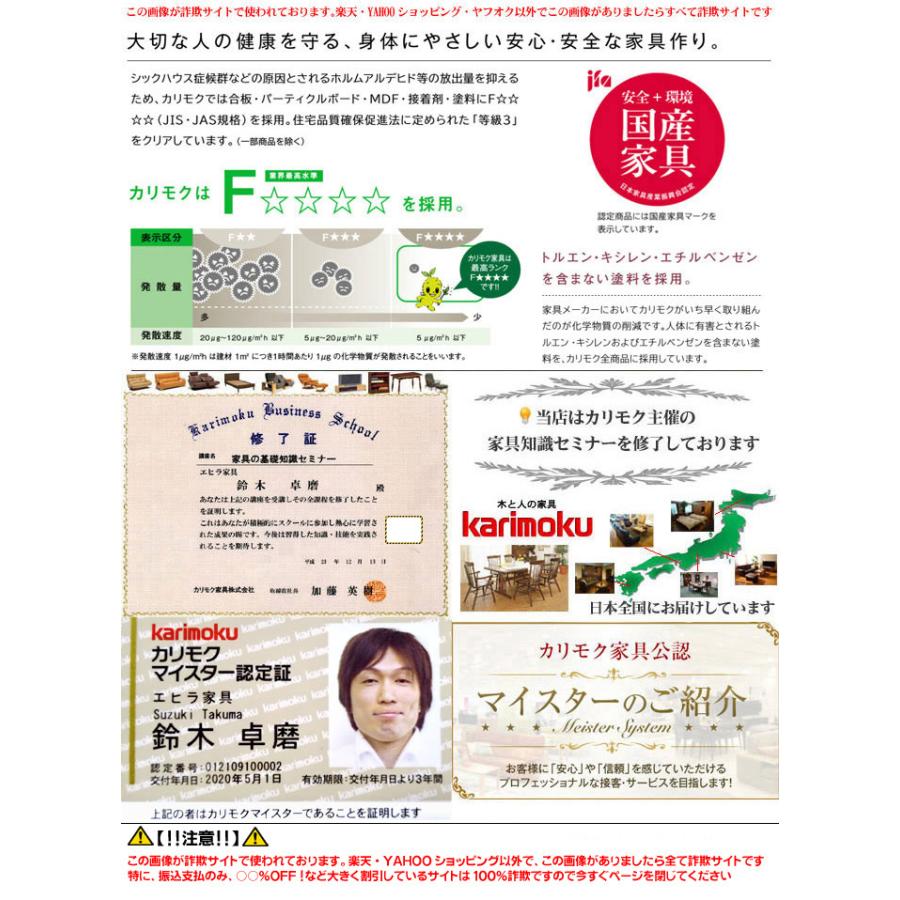 カリモク TW4100 高さ65cm リビングテーブル リビングダイニング 120サイズ 机 シンプル 棚付き　LDテーブル 日本製家具 正規取扱店 オーク材 木製ナラ | カリモク家具 | 04