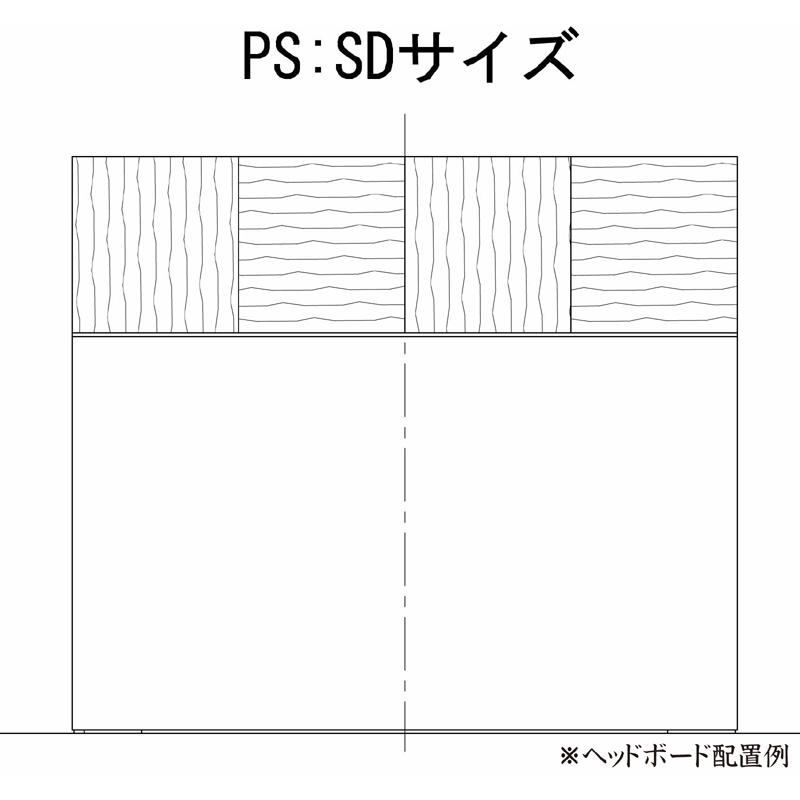 ドリームベッド 【開梱設置無料】 ウレルディ238 セミダブル レッグ