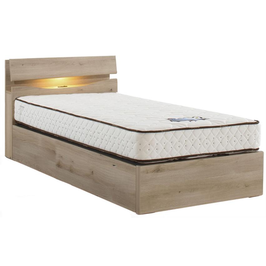 ドリームベッド ウレルディ2758 シングル 棚付き 照明付き コンセント