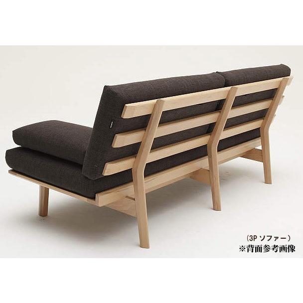 カリモク WG30モデル WG3032 WG3082 2Pソファ 布張りラブソファー クッション肘掛椅子 ファブリック カバーリング オーク 日本製家具 | カリモク家具 | 03