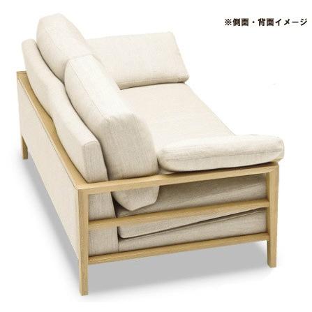 カリモク WT56モデル WT5612 WT5662 2Pソファ 布張りラブソファー 二人掛椅子ロング ファブリック カバーリング フェザークッション 日本製家具 | カリモク家具 | 03