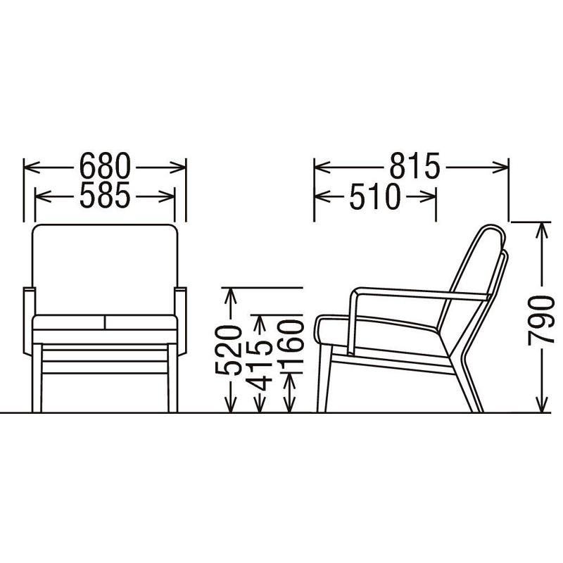 カリモク家具（KARIMOKU FURNITURE） カリモク WU45モデル WU4500