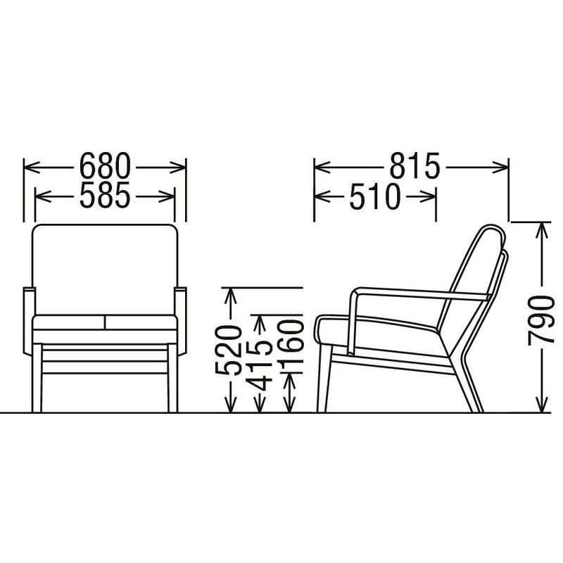 カリモク家具（KARIMOKU FURNITURE） カリモク WU45モデル WU4500 1P