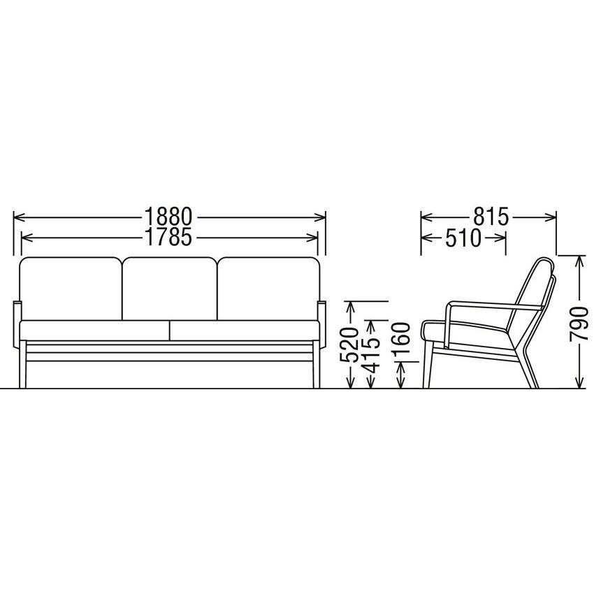 カリモク家具（KARIMOKU FURNITURE） カリモク WU45モデル WU4503
