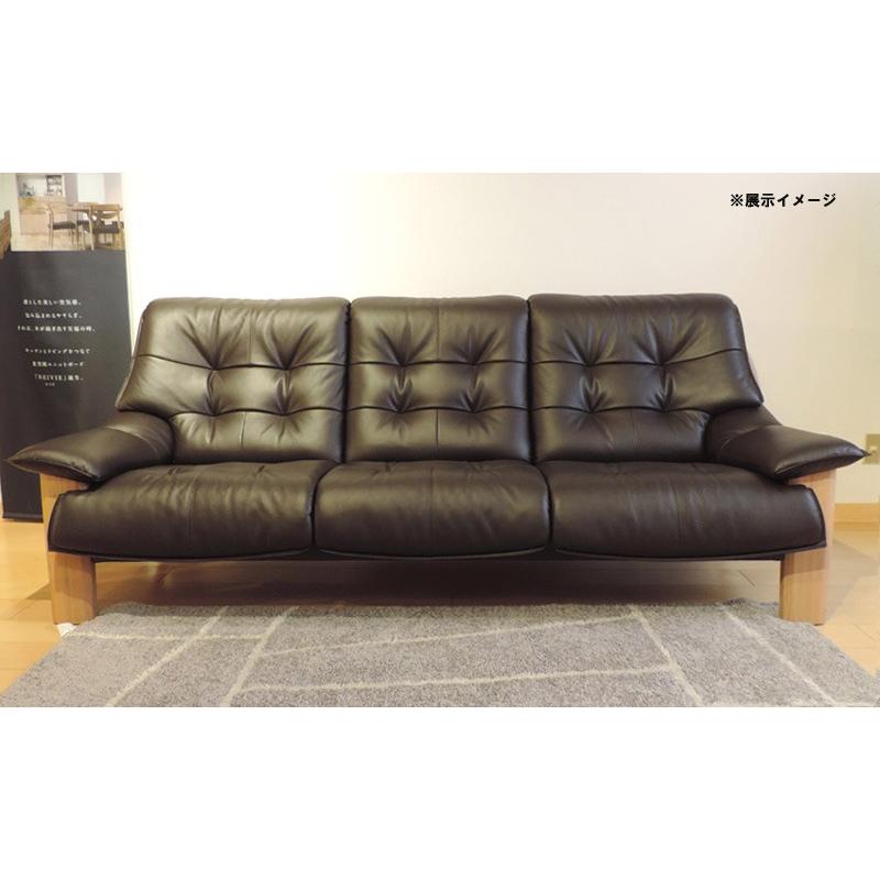 カリモク家具 カリモク ZU49モデル ZU4913 ZU4963 3Pソファ 本革張