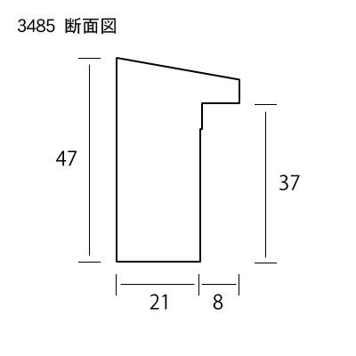 油絵用 仮縁 出展用 3485（セットアップフレーム） F8号（455
