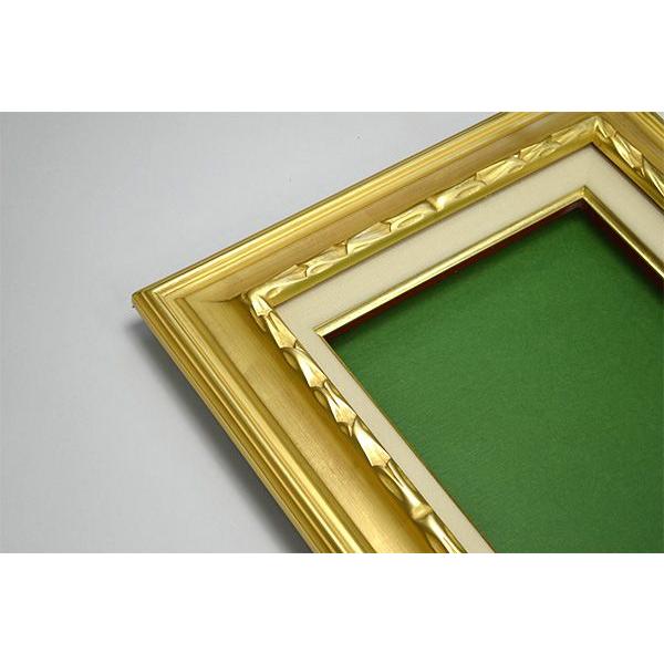 油絵額縁 7811/ゴールド SM（227×158mm）前面アクリル仕様 サムホール 油彩額 大額｜e-frame｜02