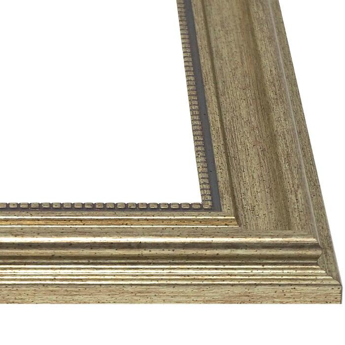 額縁専門店ないとう 【アウトレット】 油絵額縁 8111/シルバー F0号