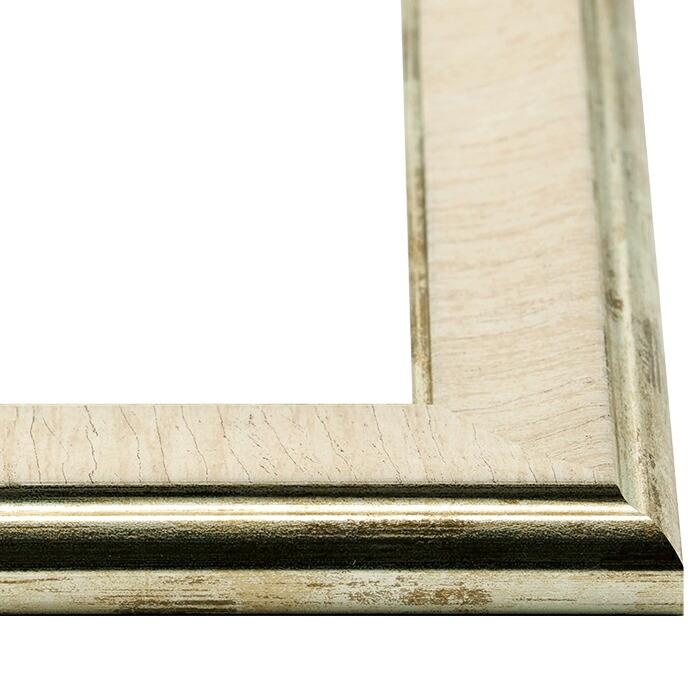 アンティーク額縁 額縁専門店ないとう 横長額縁 8137 700×400mm アイボリー/ブラウン