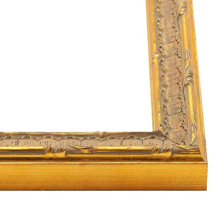 額縁専門店ないとう 横長額縁 9386 700×400mm ゴールド/シルバー 前面