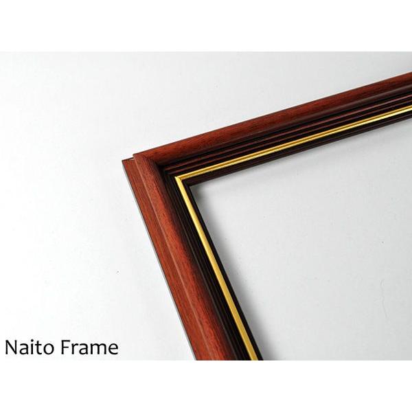 額縁 フレーム デッサン額縁 9652/ブラウン インチサイズ（254×203mm） 前面ガラス仕様｜e-frame｜02