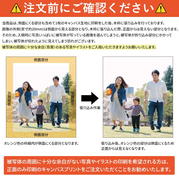 額縁専門店ないとう 側面印刷キャンバスプリント F15サイズ（652×530mm