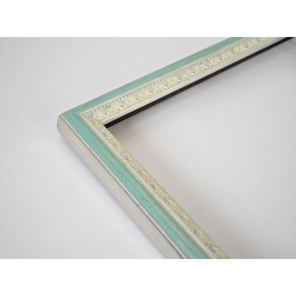 額縁 フレーム デッサン額縁 マジョルカ/Sブルー 大衣（509×394mm