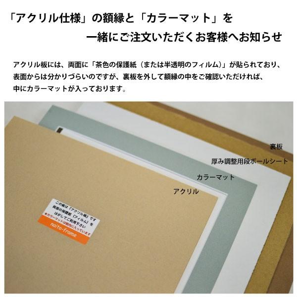 額縁用カラーマット　押し花15号（658×535mm）　【中抜きサイズは608×485mm以下でご指定下さい】｜e-frame｜05