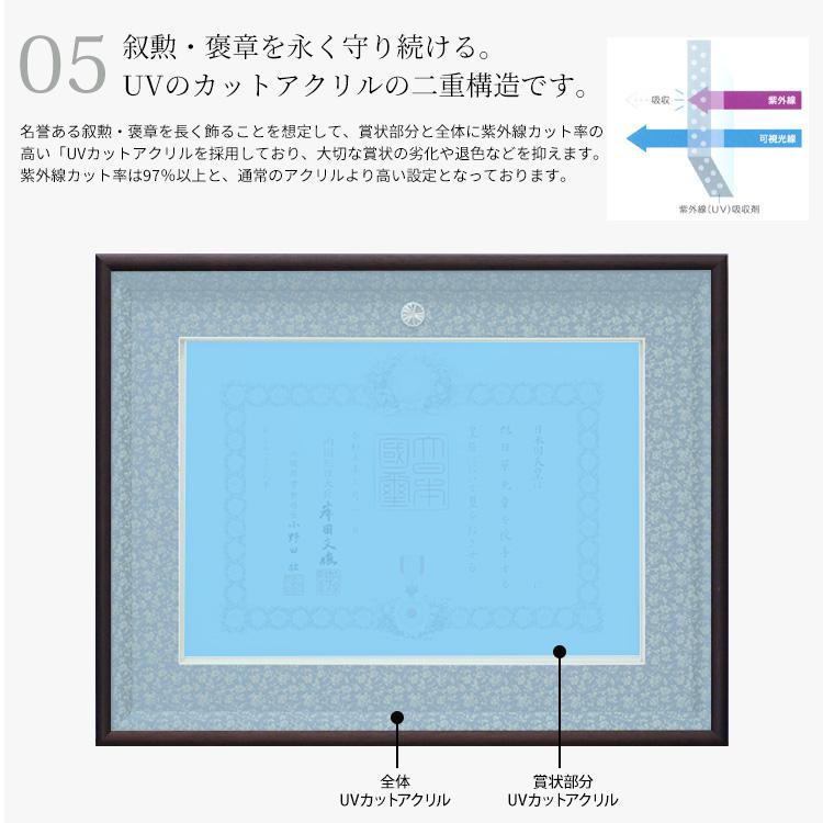 １４７２）叙勲用額縁／勲章額 褒章額 　叙勲額 木製枠 1472）叙勲用額縁／勲章額 褒章額 叙勲額 木製枠