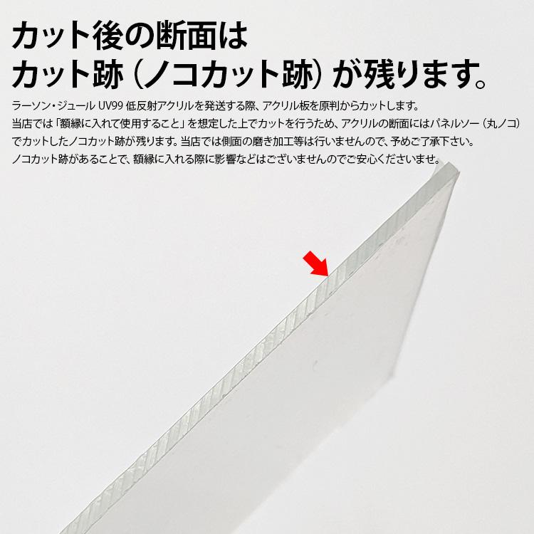 ラーソンジュール 低反射アクリル UV99（2mm厚）A2（594×420mm