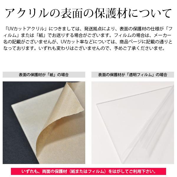 額縁専門店ないとう UVカット仕様 額縁用アクリル板 八つ切（303×242mm