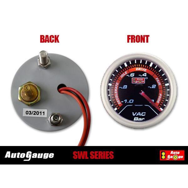 AUTO GAUGE（オートゲージ） バキューム計 SWL52φ スモークメーター